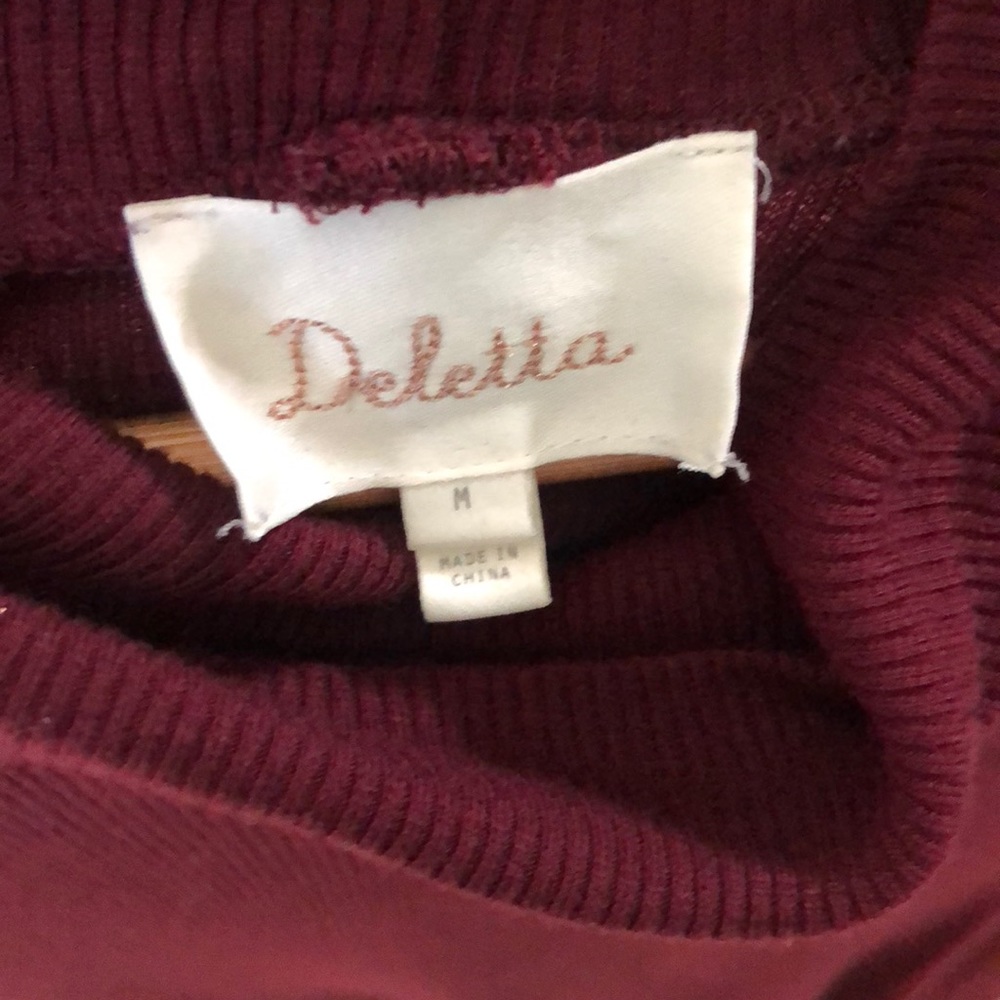 Anthropologie Deletta Cara Ribbed Turtleneck Tunic - Picture 5 of 5